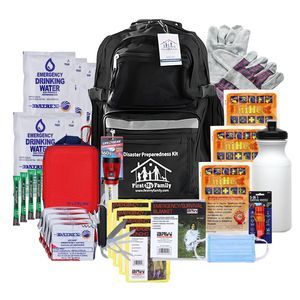 All-in-One Premium Disaster Preparedness Survival Kit for 4